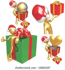 Gold Guy Christmas