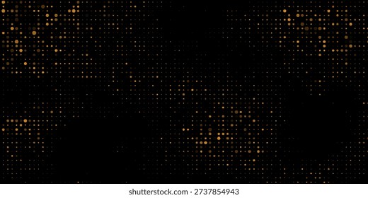 Medio tono dorado sobre