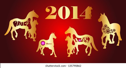 Gold horse 2014