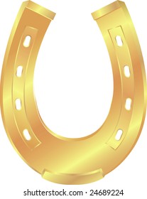 Gold horseshoe