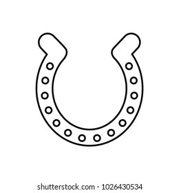 gold horseshoe lucky success talisman