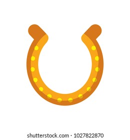 gold horseshoe lucky success talisman