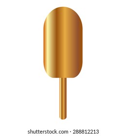 Gold Ice cream icons 
