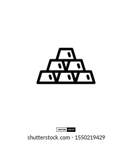 gold icon, design inspiration vector template for interface and any purpose