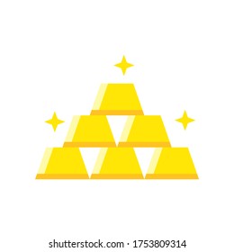Gold icon, illustration vector. suitable for many purposes.