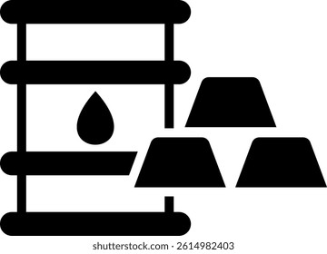 Gold Icon Mixed Vector Illustration