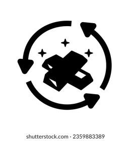 gold icon on a white background