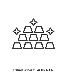 Symbol für goldenes Symbol, Vektorsymbol