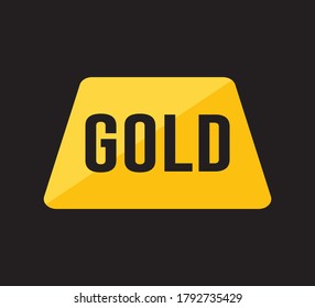 Gold Icon, Gold Symbol, Vector Design