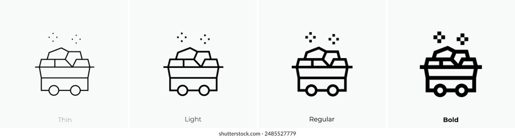 gold icon. Thin, Light Regular And Bold style design isolated on white background