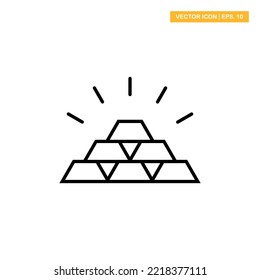 Vektorgrafik-Design-Illustration mit Gold-Symbol