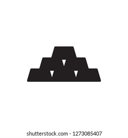 gold icon vector glyph style