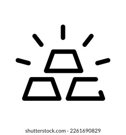 Gold Icon Vector Symbol Design Illustration