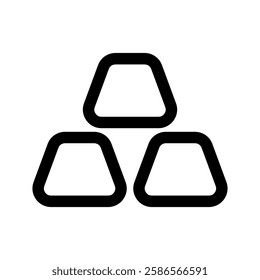 Gold Icon Vector Symbol Design Illustration