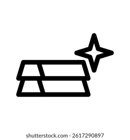 Gold Icon Vector Symbol Design Illustration