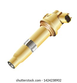 Gold Ignition Coil Auto Part