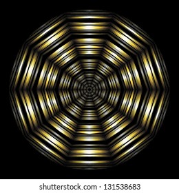 Gold Illusion. Abstract  background. Vector illustration EPS 10