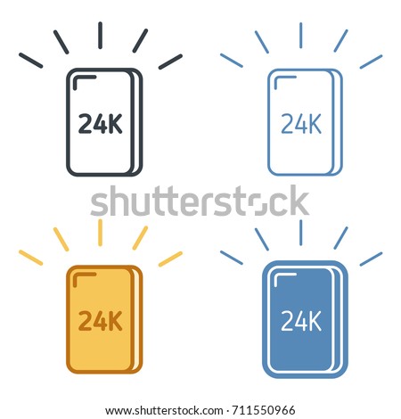 A gold ingot vector outline icon set. Money, business and finance line symbols and pictograms. Vector thin contour infographic element. Concept illustration for web design, presentations, networks.