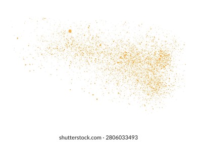 Gold Ink Splatter Circle Border Vector | Luxury Abstract Frame