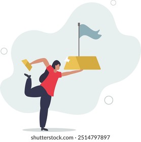 Investimento de ouro, porto seguro em crise financeira ou gestão de riqueza e alocação de ativos concept.flat design com as pessoas.