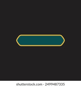 Goldene islamische Banner Frame-Vektorgrafik