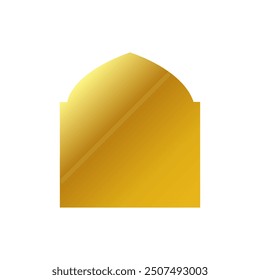 Oro Marcos islámicos objetos de estilo oriental Formas árabes ventanas y arcos ornamentales tradicionales