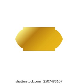 Gold Islamic frames oriental style objects arabic shapes windows and arches traditional ornamental