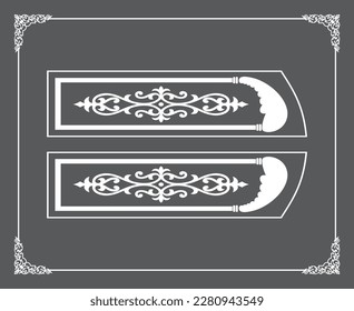 Gold Islamic oriental ceiling and wall pattern on anthracite background. Arabic ornamental motifs 220. Patterns, backgrounds and wallpapers for your design. Suitable for laser cutting