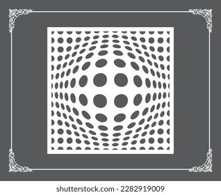 Techo oriental islámico dorado y patrón de pared sobre fondo antracita. Motivos ornamentales árabes 9. Patrones, fondos y fondos de pantalla para su diseño. Adecuado para el corte por láser.