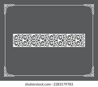 Techo oriental islámico dorado y patrón de pared sobre fondo antracita. Motivos ornamentales árabes 92. Patrones, fondos y fondos de pantalla para su diseño. Adecuado para el corte por láser.