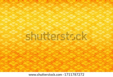 Gold Japanese paper and Japanese pattern: rhombus