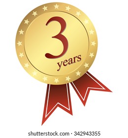 gold jubilee button 3 years