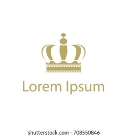 Gold King Crown Logo.  