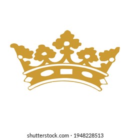 diseño vectorial de la corona de oro