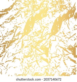 Goldkintsugi-Riss-Vektorkarte auf weißem Hintergrund. Goldene Textur. Marmor-Struktur. Goldene Krackle auf weißem Hintergrund. Luxuriöses Design für Wandkunst, Tapete, Hochzeitskarte, soziale Medien.