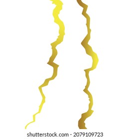 Tarjeta vectorial de crack kintahora con fondo blanco. Textura dorada. Mármol roto con efecto de piedra de lujo. Gráfica de brillo de papel tapiz de fondo de aceite. Plantilla de tarjeta de bodas. Vector libre de superficie cubierta