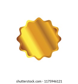 Gold Label Premium Guarantee Vector