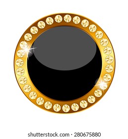 Gold Label Template Vector Illustration EPS10