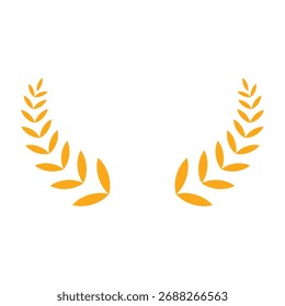 ouro laurel wreath elemento de design