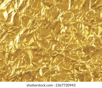 gold leaf texture background material , vector illustration