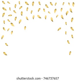 gold leaves card