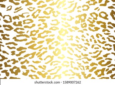 Gold Leopard Background Seamless Patternanimal Print Stock Vector ...