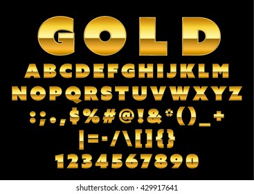 gold letter 