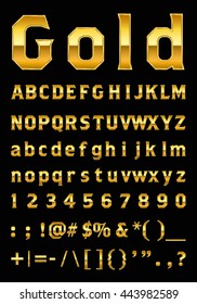 gold letter