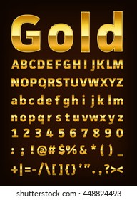 gold letter