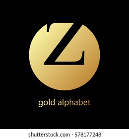 Gold letter