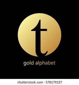 Gold letter