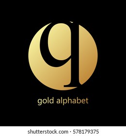 Gold letter