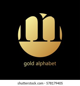 Gold letter