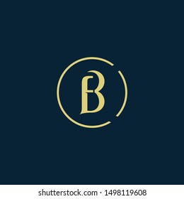 gold letter FB logo luxury